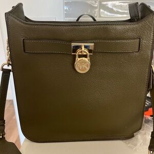 Michael Kors Dark Green Crossbody Bag